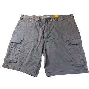 Carhartt Men's Rugged Flex Relaxed Fit Canvas Cargo‎ Work Shorts Size 48 Gray